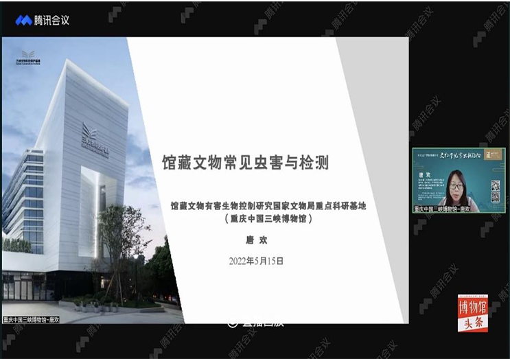 【直播內容回顧 1 】館藏文物常見(jiàn)蟲(chóng)害與檢測 — 重慶中國三峽博物館唐歡